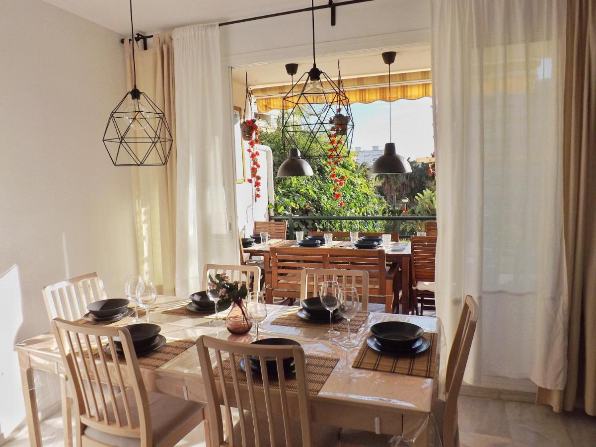 Casa Familiar Para 10 Con Jardin, Bbq, Terraza, Piscina Y Playa Cerca 贝纳尔马德纳 外观 照片
